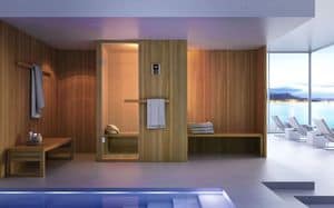 HITA, Sauna fr ein modernes Bad, aus Holz, innovativ und funktional