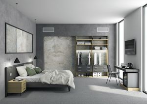 Art. 30930 Garda Hotelzimmer, Moderne, geradlinige und funktionale M�bel f�r Hotelzimmer und Beherbergungsbetriebe