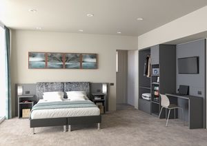 Art. 30994 Camera Twin, Hotelzimmer mit Doppelbett, umwandelbar in 2 Einzelbetten