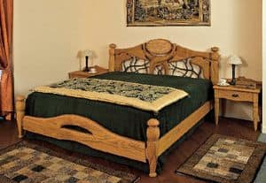 Collezione Castello, Komplette Ausstattung fr die Hotelzimmer, rustikalen Stil, Holz massiven Kastanien
