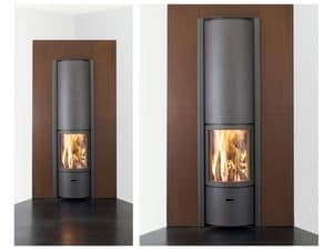 St�v 30-in, Minimalem Kamin Wohnraum