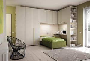 Brcke KP 201, Schlafzimmer mit optimiertem Raum, mit verschiedenen Ausfhrungen