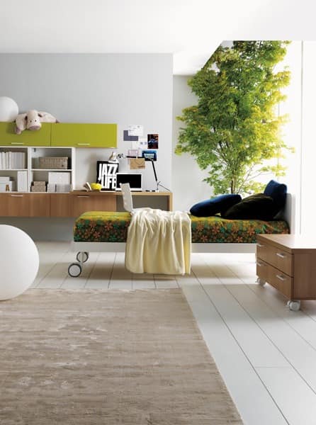 Compact Jungen Zimmer, anspruchsvolle Farben | IDFdesign