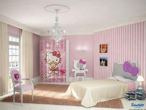Hello Kitty Romantisch, rosa Schlafzimmer, Hello Kitty Schlafzimmer, Mdchen Schlafzimmer Schlafzimmer