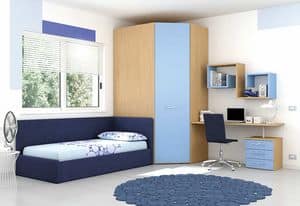 Kinderschlafzimmer KC 120, Kinderzimmer farbig mit Wasser-basierte Farben, umweltfreundlich