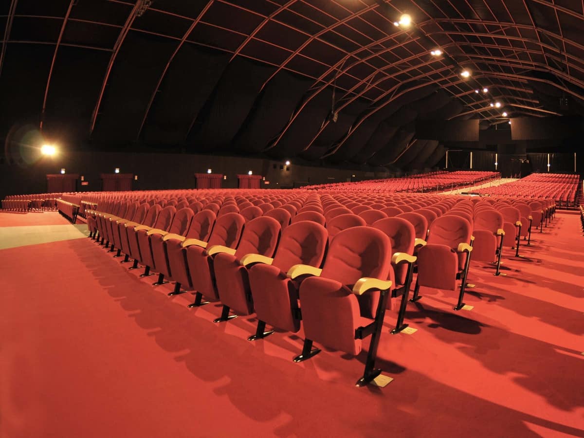 Simplex 2, Feuerfeste modulare Sessel für Theater und Kongresshalle