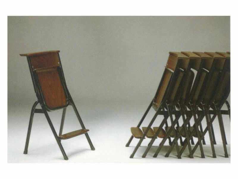 1273 N, Einfache Stuhl mit Metallgestell, für Gebetsstätten
