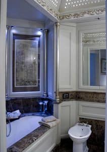 Bathroom Boiseire 1, Boiserie fr Badezimmer, mit Blattsilber Veredelungen