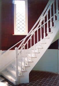 Weie Treppen, Treppen im klassischen Stil, fr Wohnzwecke und Hotels