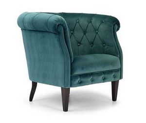 Art. 40550 Kleiner Sessel mit klassischer Polsterung, Sessel mit klassischem Design, Capitonn�-Polsterung