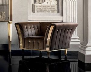 DIAMANTE Sessel, Sessel mit einem klassischen Design, für raffinierte Wohnzimmer