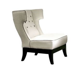 Isotta, Sessel mit klassischem Design und umhllender Rckenlehne
