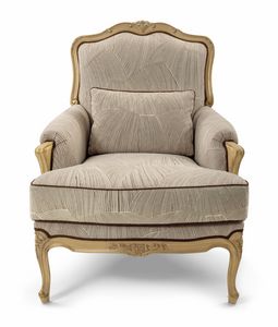 Sessel 25-1002, Stuhl mit einem klassischen und raffinierten Charakter