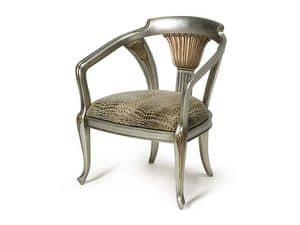 Art.122 armchair, Klassischen Stil Sessel, mit elastischen Bändern gepolstert