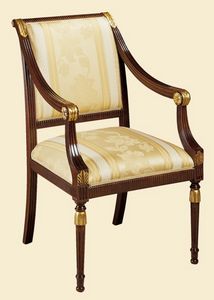 Art. 841P, Stuhl mit Armlehnen, klassischer Stil, gepolstert