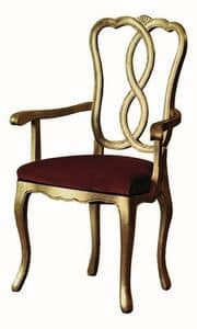 Pisanello RA.0988, Kopf des Tisches Stuhl in Nussbaum, fr Hotels und Restaurants