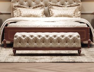 Bellini Royal Art. C8424-C, Bank im klassischen Stil mit gepolstertem Sitz