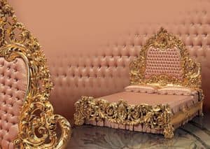 320, Luxus Doppelbett mit Trittbrett, zum Schloss