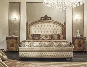 6411GT, Doppelbett mit gepolstertem Kopfteil, fr Luxus-Hotels