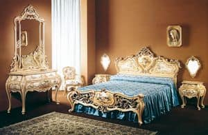 Art. B-245, Luxury klassischen Betten eingerichtet mit der Hand, fr Hotelzimmer