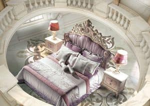Bijoux Bedroom, Bett im Luxus-klassischen Stil, gepolstertem Kopfteil