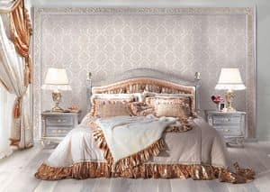 Lisa C/361/3, Hand dekoriert Bett, Luxus-Stil