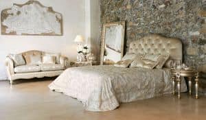 Matisse bett, Luxury klassische Bett mit Kopfteil getuftet