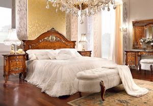 Prestige Plus PP8, Majestätisches Bett, von Hand dekoriert