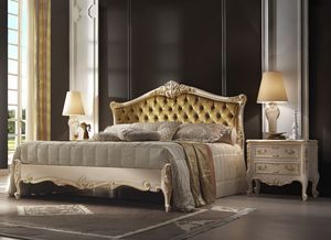 R45 / Bett, Luxuriöses Bett mit romantischem Stil
