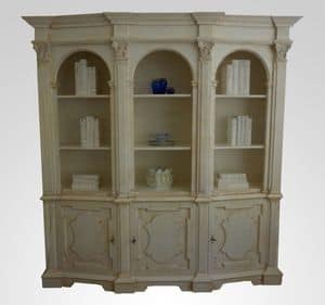 3550 BOOKCASE, Luxuriöse Bücherregal aus Holz, für klassische Wohnzimmer