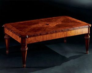 Maggiolini coffee table 798, Luxury klassische Couchtisch aus Holz geschnitzt