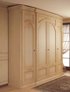 Art. 1130 Luxor, Kleiderschrank mit gekrmmten Seitentren, fr klassische Schlafzimmer
