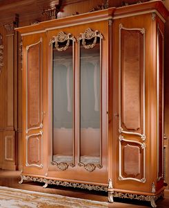 Art. 800/W1, Klassischer Luxus-Kleiderschrank mit Spiegeln