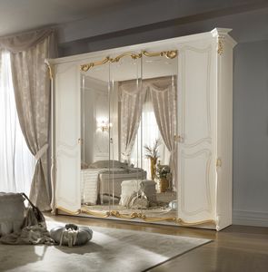 Fenice Art. 1314, Luxuriöser Kleiderschrank mit Spiegel