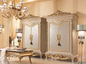 Royal Kleiderschrank, Handarbeit aus Holz Kleiderschrank, fr Luxus-Hotels