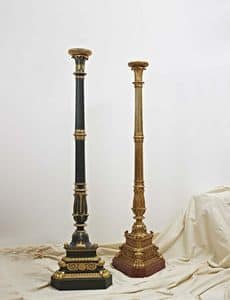 LAMPE ART. LM 0004, Goldene Lampe im Empire-Stil, für den Luxus-Restaurants