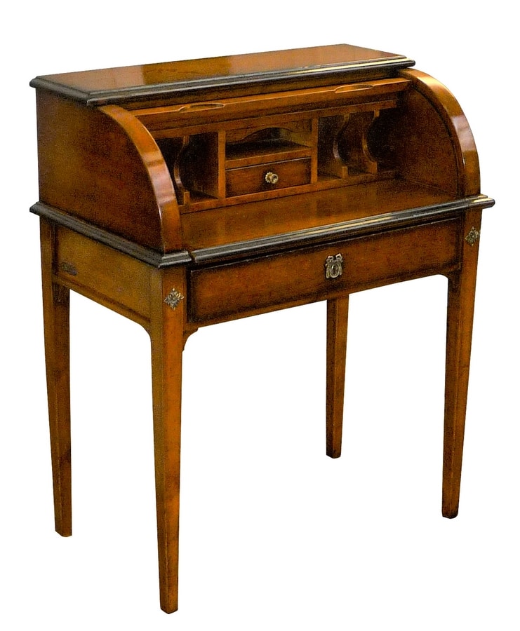 Roller Schreibtisch mit einer Schublade, im Stil Louis XVI