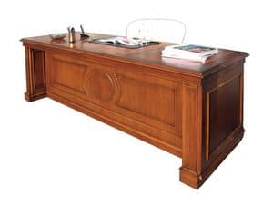 Desk SCR006OP oxford, Schreibtisch aus Holz fr den klassischen Stil Bro