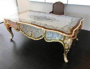 Elegance Schreibtisch, Luxuriser Schreibtisch aus Perlmutt