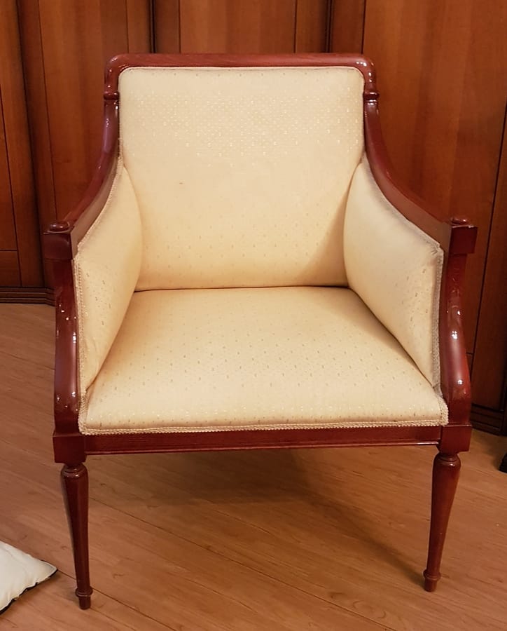 | mit Holzstruktur Luxus Klassischer sichtbar Sessel IDFdesign