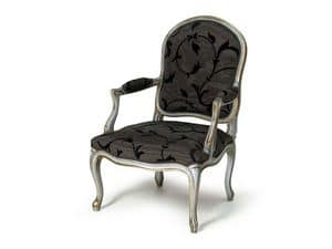 Art.445 armchair, Stil Louis XV Sessel, handgefertigt