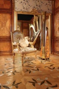 Art. 65, Geschnitzten vergoldeten Stuhl für Luxus-Esszimmer