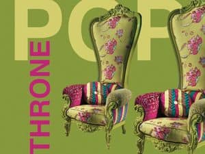 B/110/13 The Throne, Sessel aus Holz, verschiedenen Ausfhrungen, fr Hall Hotel