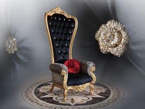 B/110/18 The Throne, Luxurise Kuvertierung Sessel, mit wertvollen Oberflchen
