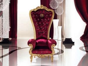 B/110/5 The Throne, Sessel mit eleganten Abgang, fr Suite Hotel