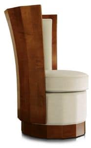 Dec Sessel, Deco-Stil Sessel, gepolstert, mit Holzboden