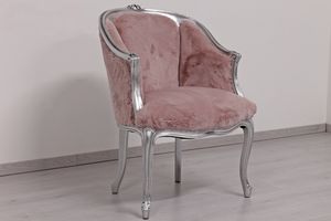 Rosa, Sessel von erfahrenen italienischen Handwerkern hergestellt
