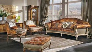 7752, Luxury klassischen Sofa mit 3 Pltzen fr elegante Lounges