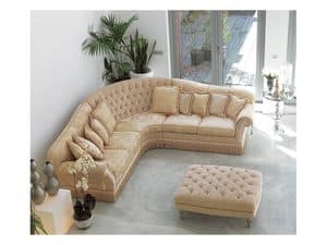 Angular Glicine, Knöpft Sofa in Luxus-klassischen Stil