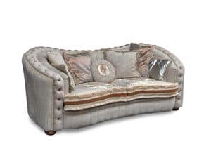 Aurora, Luxus-Sofa mit Tufting-Dekoration